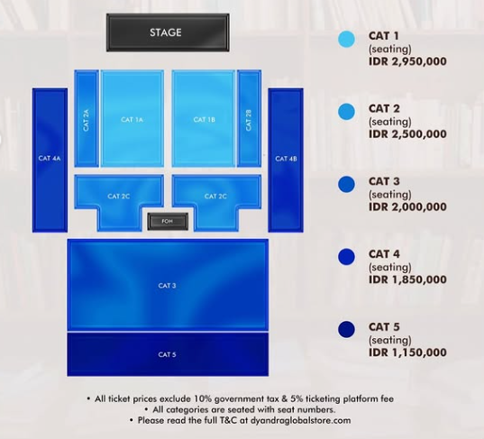 Seating Plan Tiket Fan Meeting Byeon Woo Seok di Jakarta Seating Plan Tiket Fan Meeting Byeon Woo Seok di Jakarta